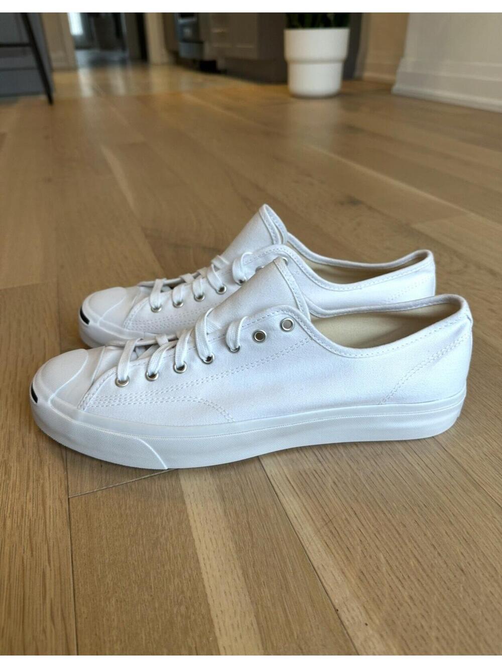 CONVERSE Jack Purcells Men’s Size 13 White Canvas